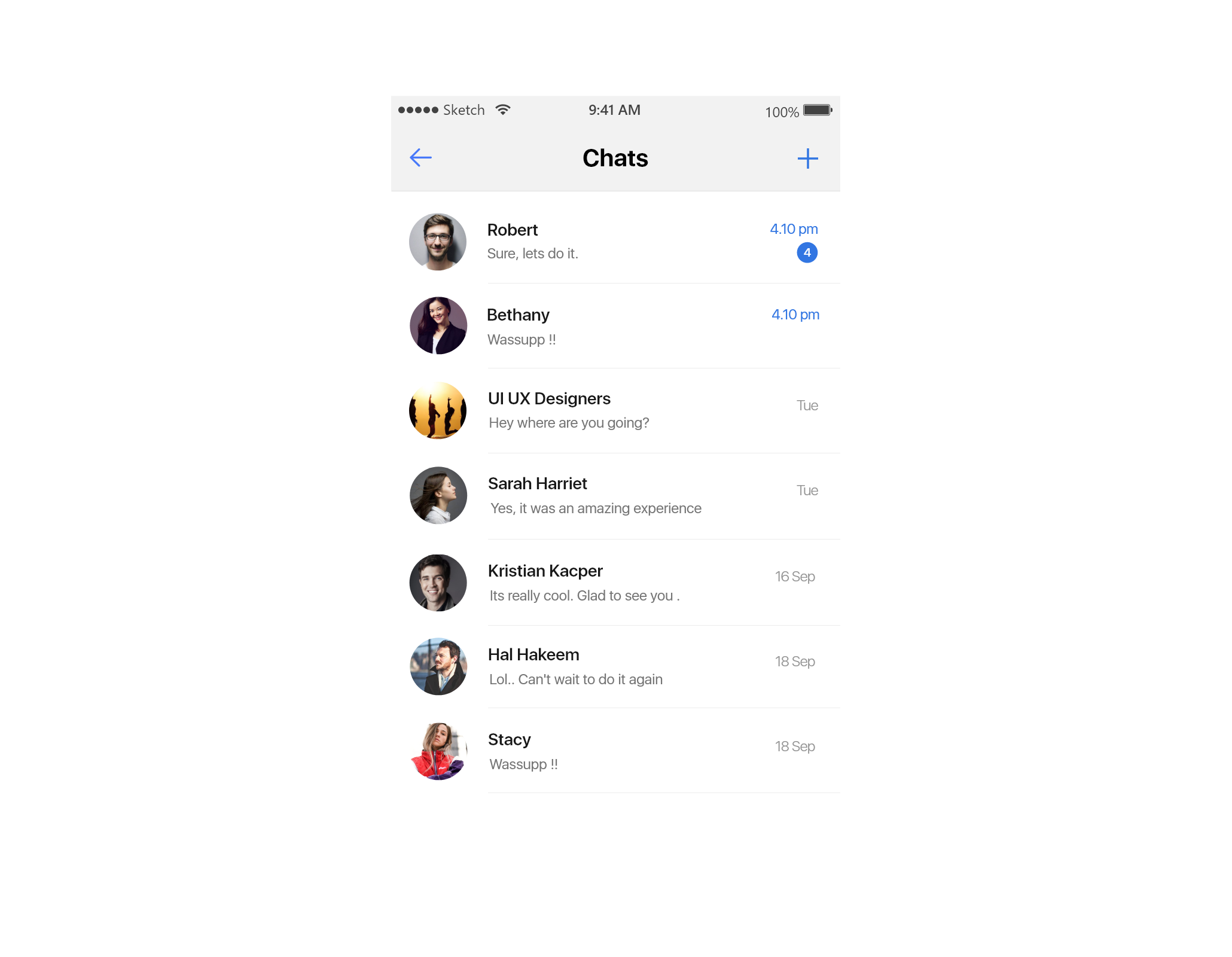 RecentChatLight