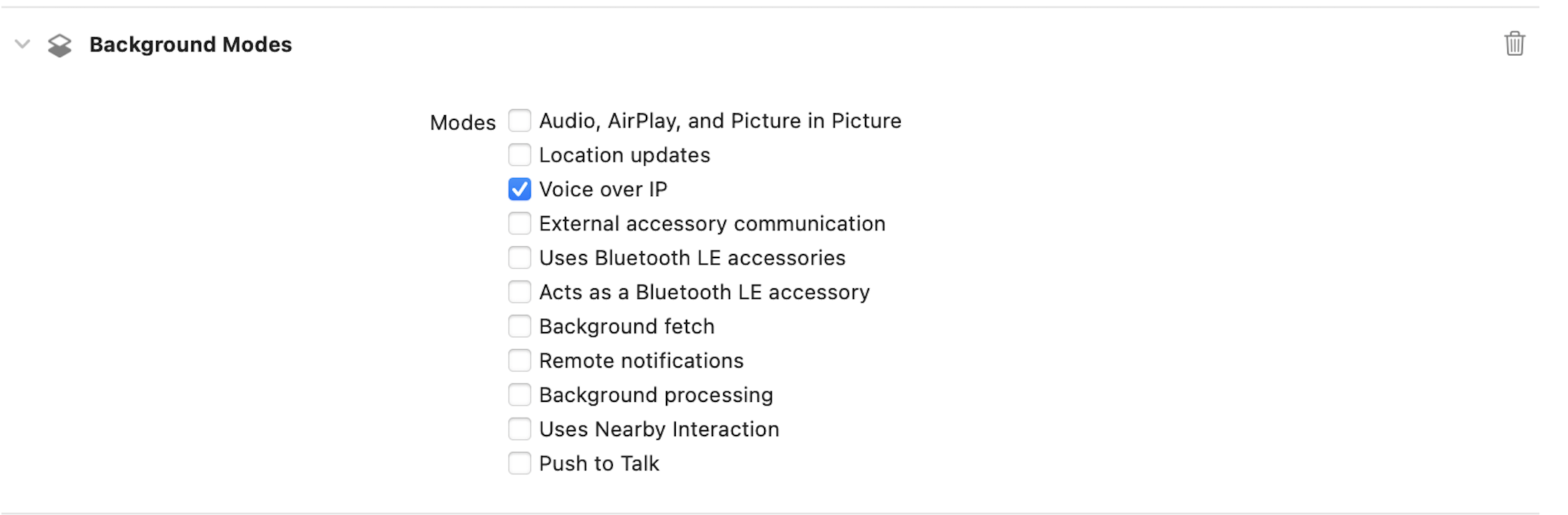 Capabilities-voip