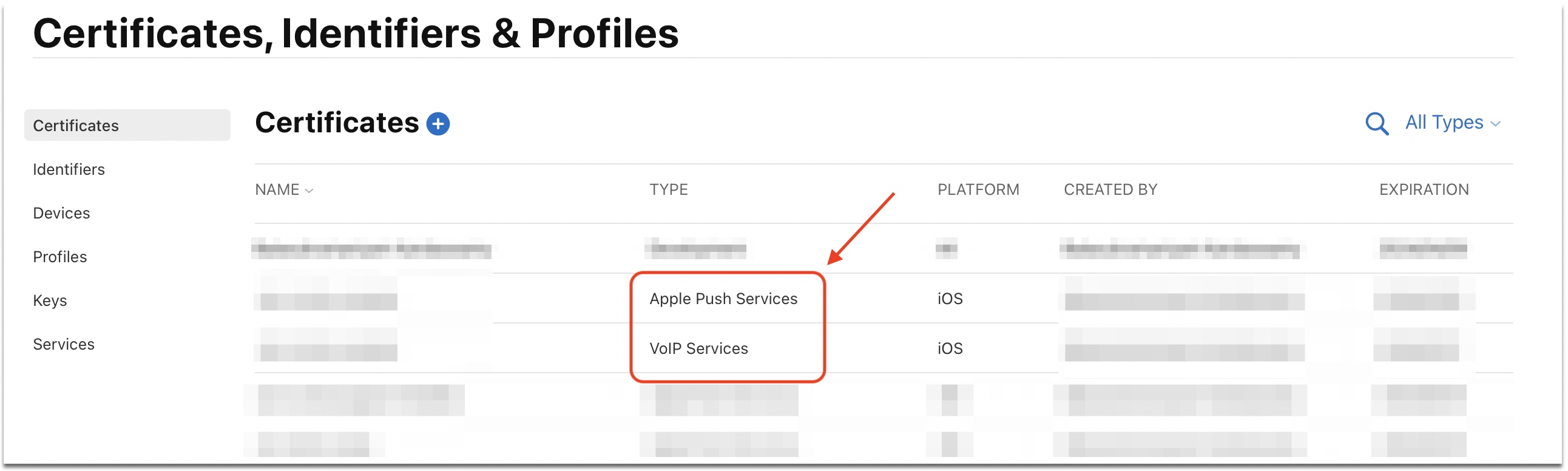 APNS Certificate