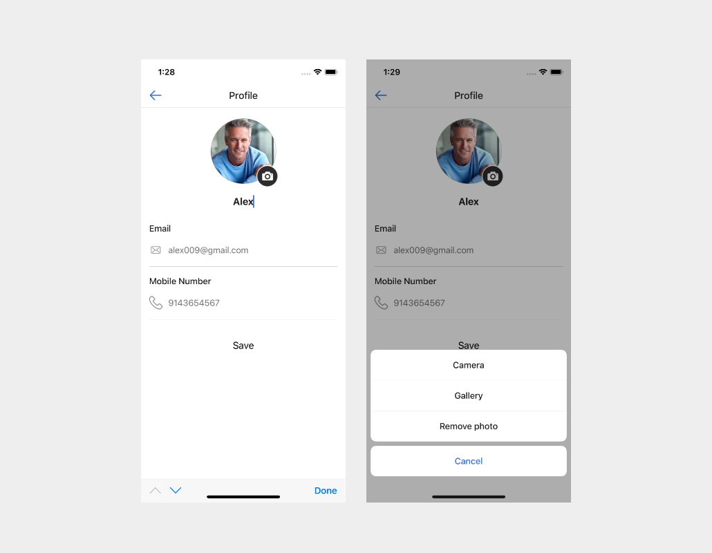 updateProfile