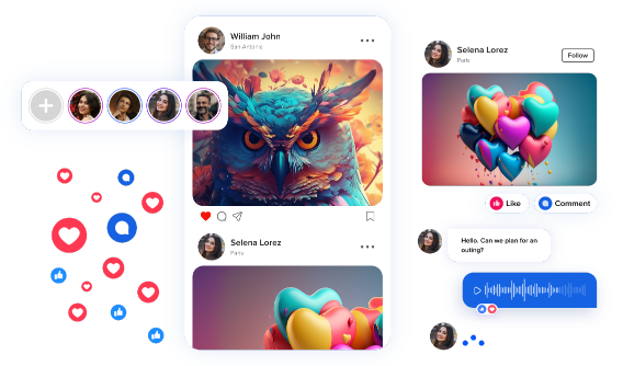 make a activity stream app for social & community platforms