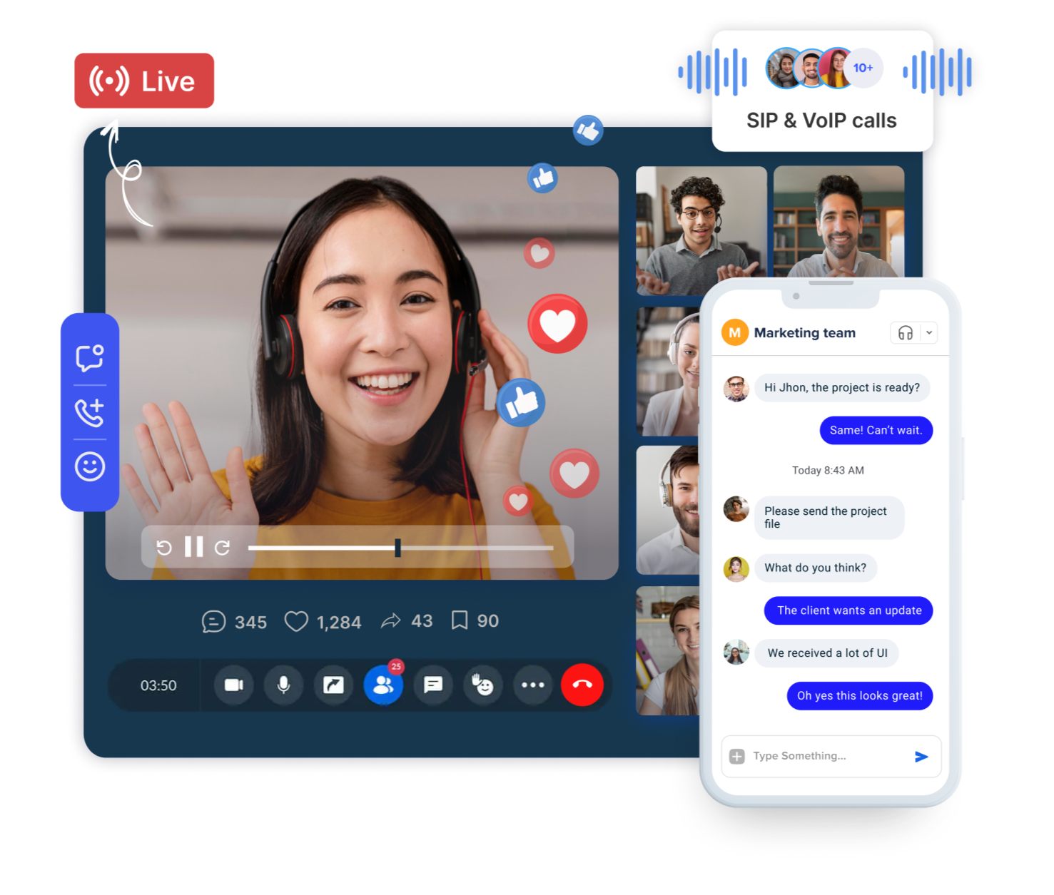 enterprise chat messaging sdk for ios & android website