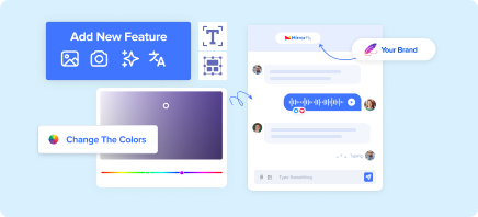 real-time messaging service integration for andorid, iOS & website