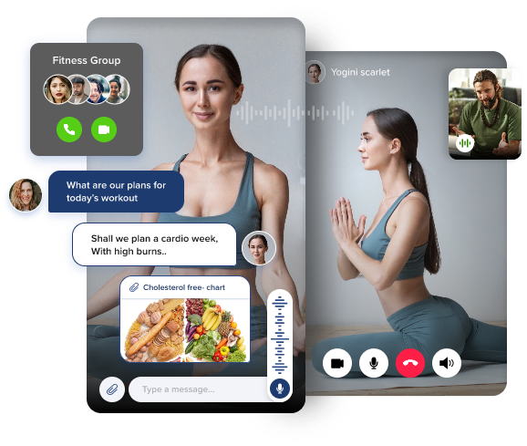 fitness messaging api