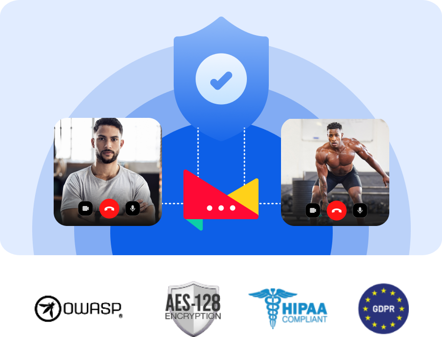 Android fitness chat app