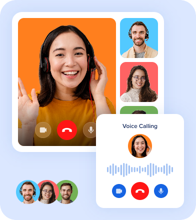 integrate react video call components