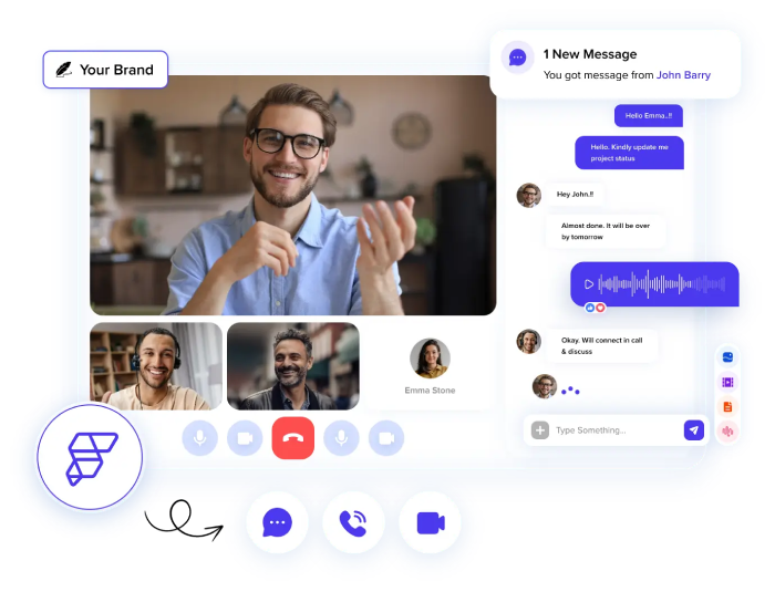 flutterflow video call for web app