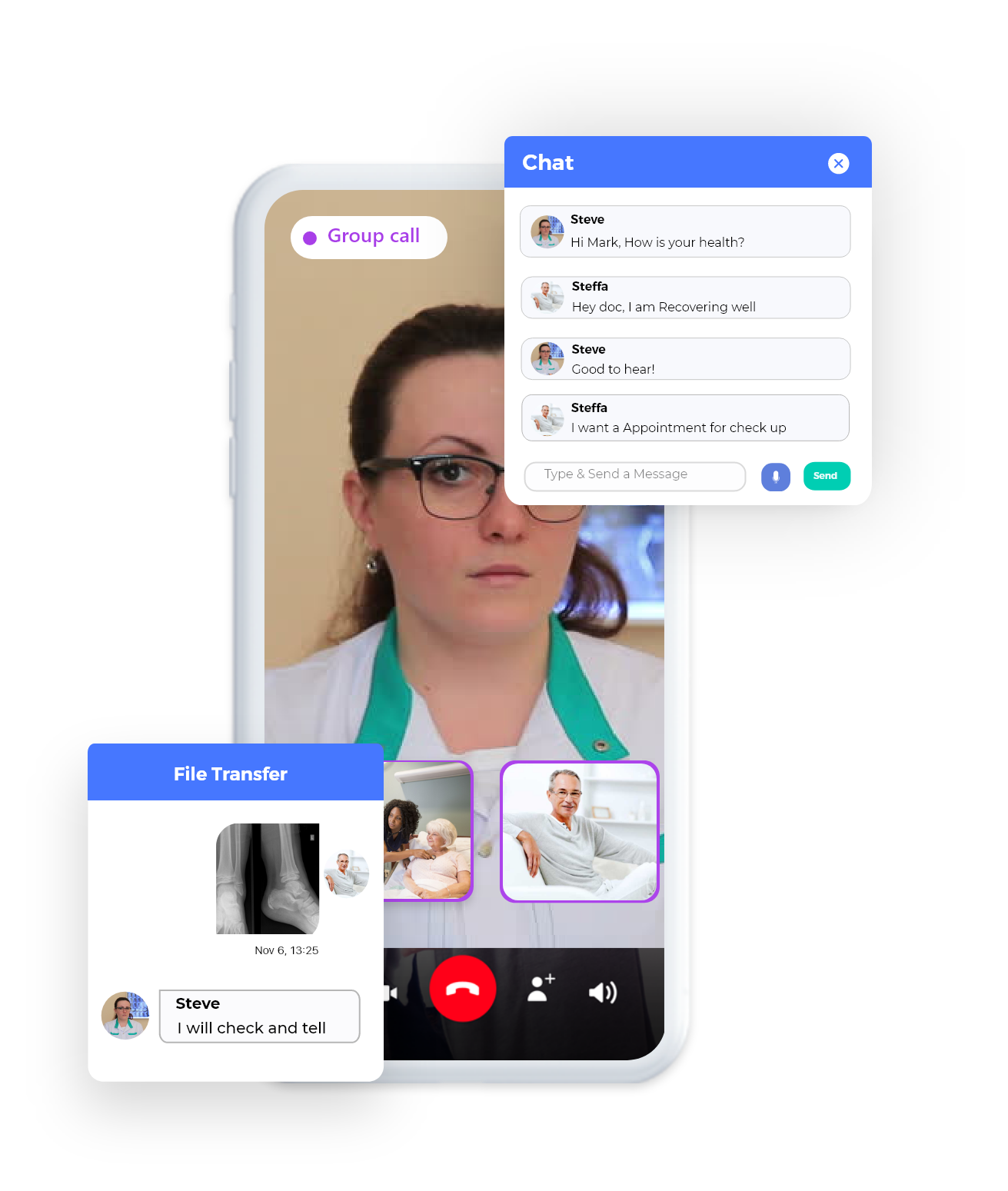 healthcare messaging app for doctor-patient