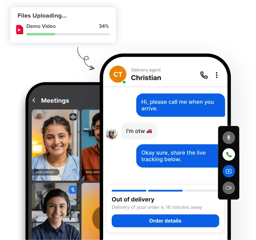 build voip calling app for android & ios platform