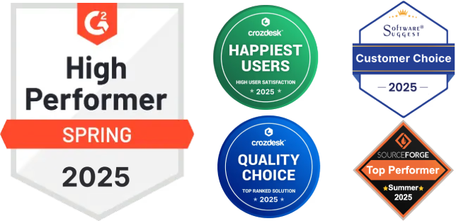 Recognized As The Best
AI Agent Software