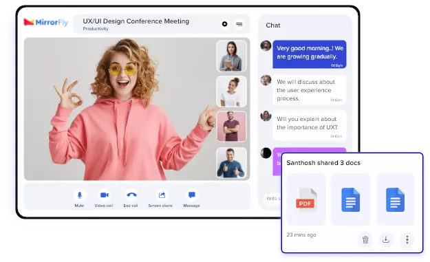 erp multi-tenant audio video conferencing solution