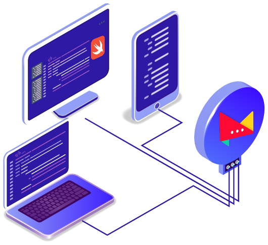 swift real time chat component or plugin