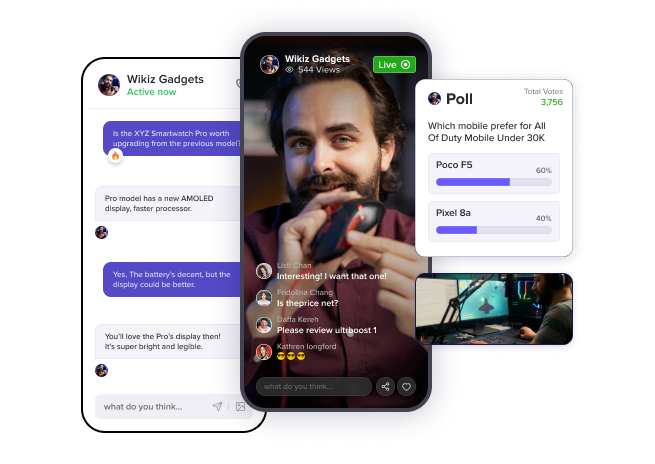 live streaming video call