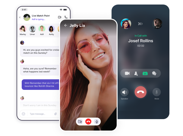 build a social media app with mirrorfly video chat api