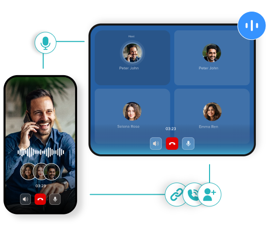 in-app voice conferencing