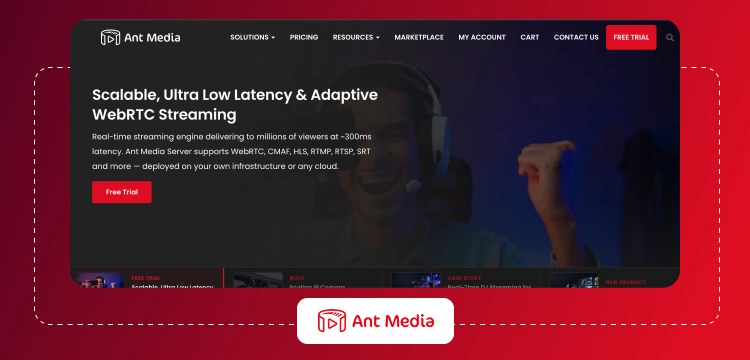 Ant Media Server Ant Media Server for video conferencing