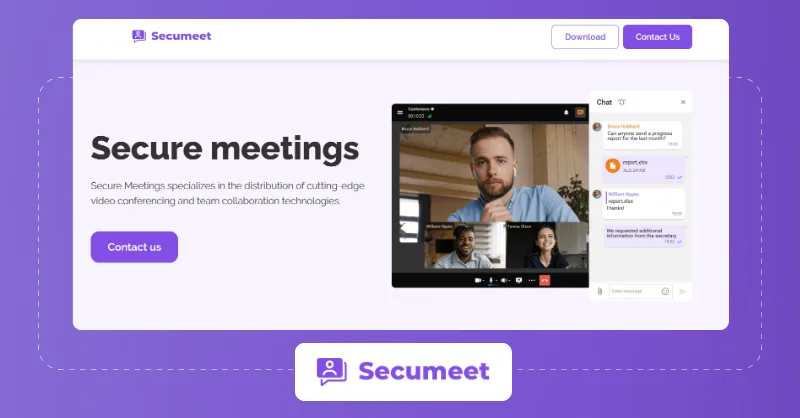 Secumeet secure conferencing Secumeet secure meeting platform