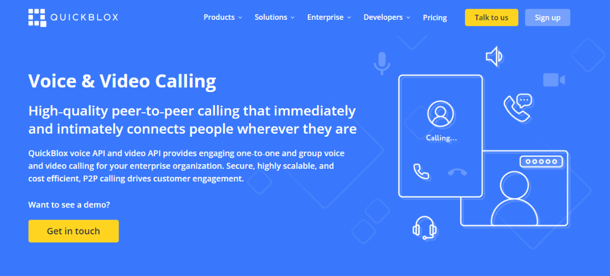 web browser video call
