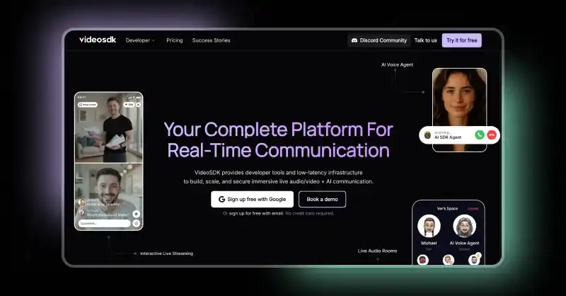 Flutter Video SDK for Real Time Communication Flutter video SDK for real time video calling and communication apps