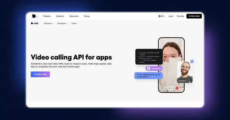 Video Call API for Flutter Apps Video call API for Flutter apps with real time calling and chat integration