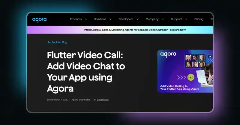 Video Call App in Flutter Integration Video call app in Flutter with real time video chat integration