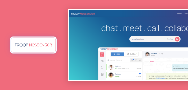 troopmessenger retail communication app for business