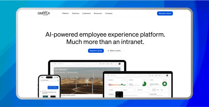 Simpplar best app for internal communication​
