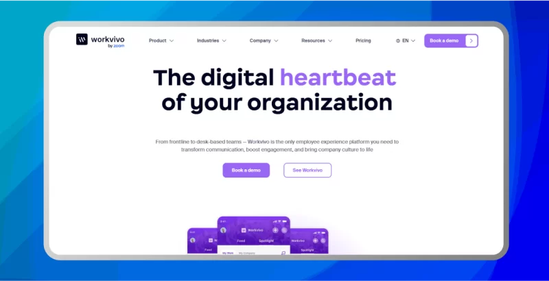 Workvivo employee communication software

