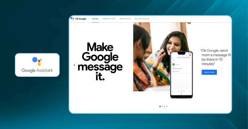 Google assistant voice
