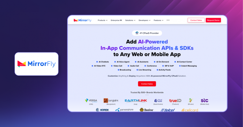 Mirrorfly AI Voice Assistant