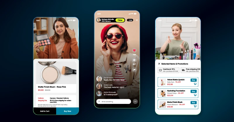 Products Are Displayed On-Screen