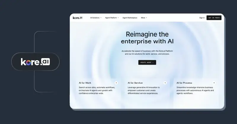 Kore.ai - white label AI platform