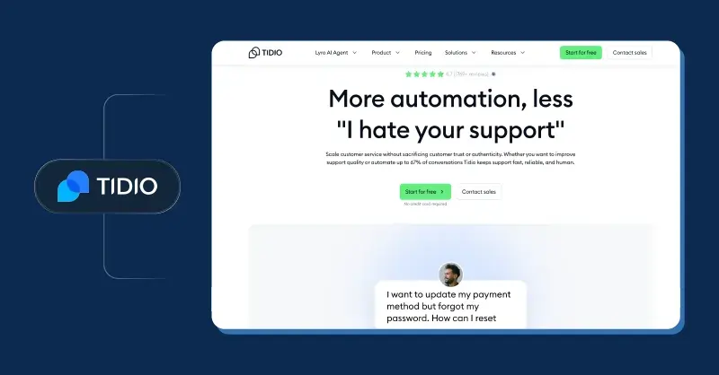 Tidio - SMB-focused chatbot platform