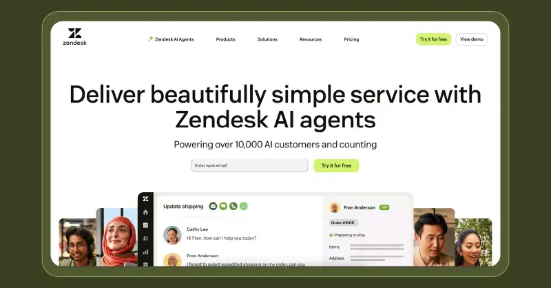 Zendesk Answer Bot - human agent in your AI customer service platform