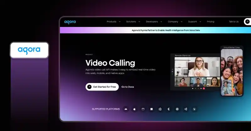 Agora Video Calling Platform for Real Time Communication Agora low latency video conferencing platform