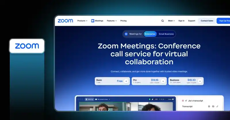 Zoom Video Conferencing Platform Zoom online meeting solution for virtual collaboration
