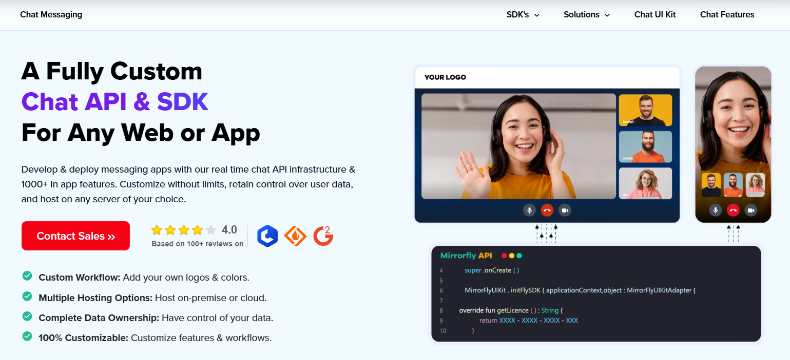 MirrorFly Chat API